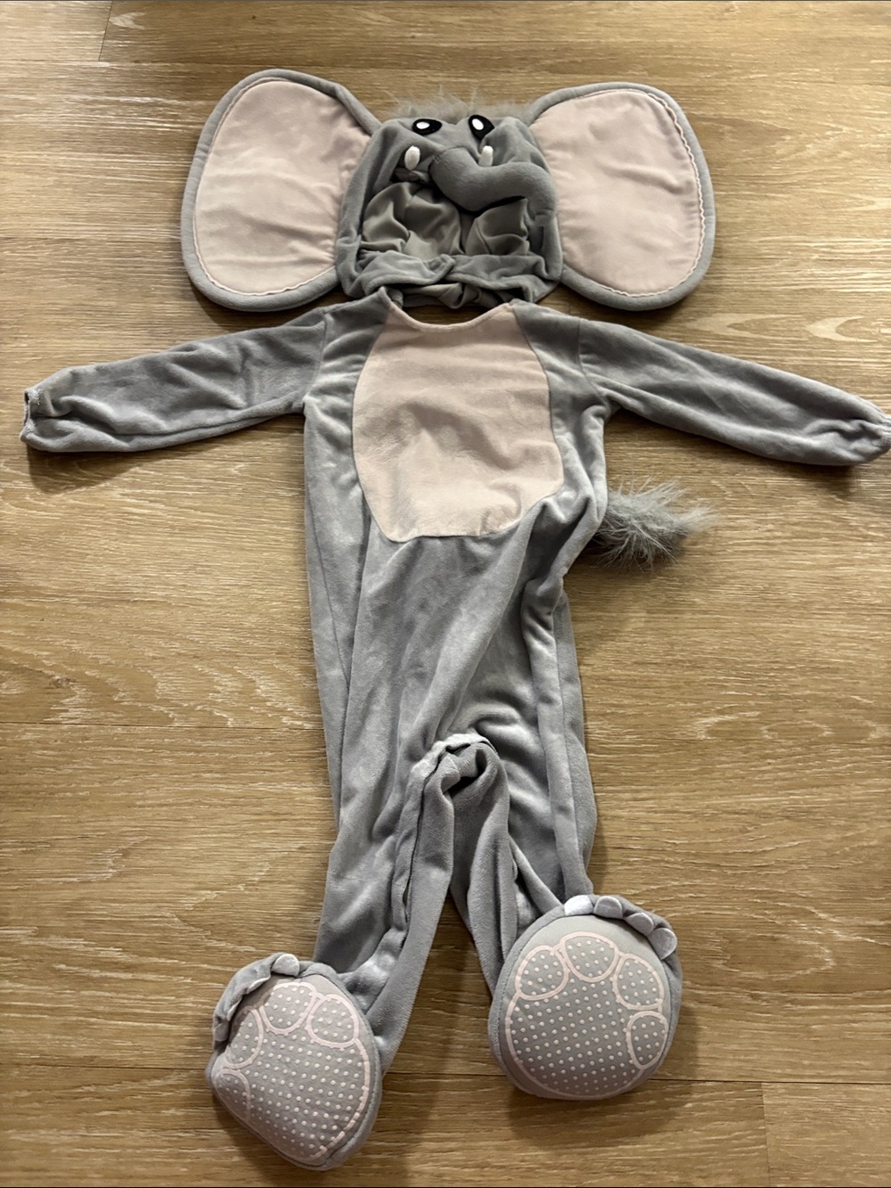 Spirit Gray and Light Pink Elephant Costume for Kids